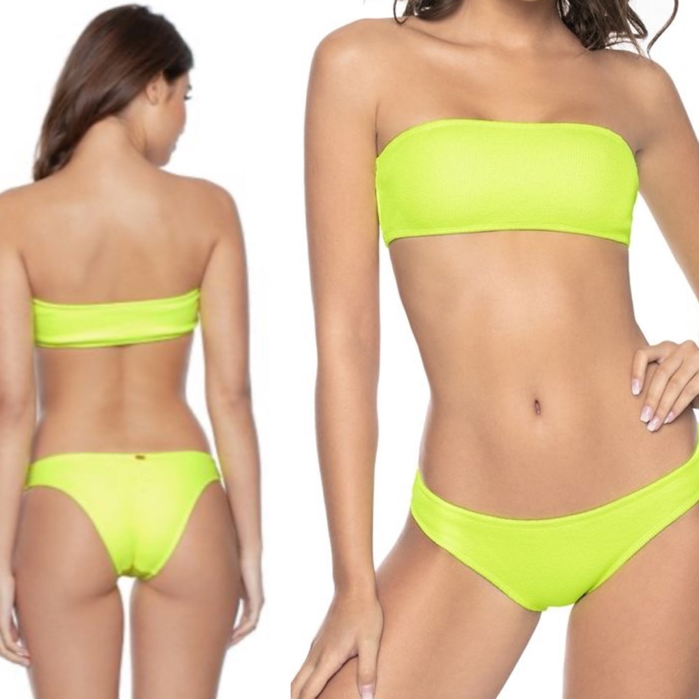 PILYQ Pineapple Reef Bikini Set NWT